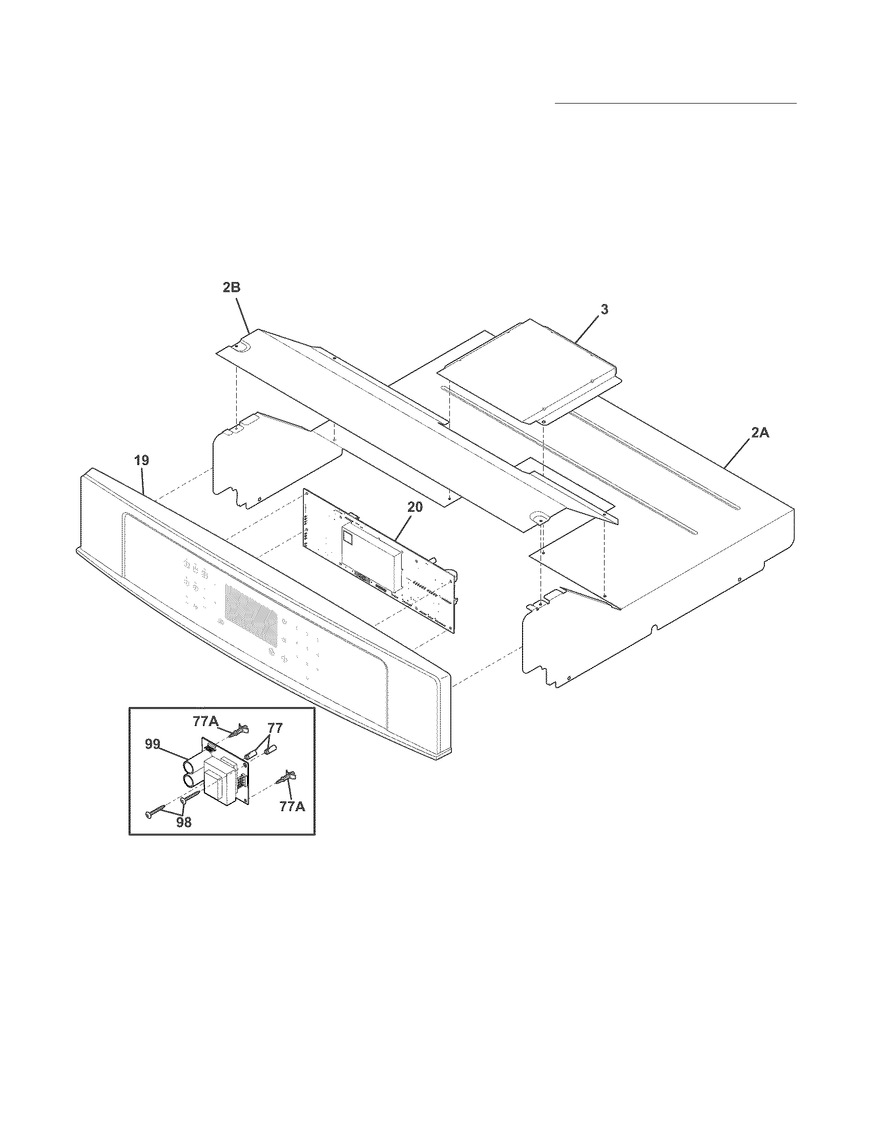 Electrolux EW30EW6CGS9 control panel diagram
