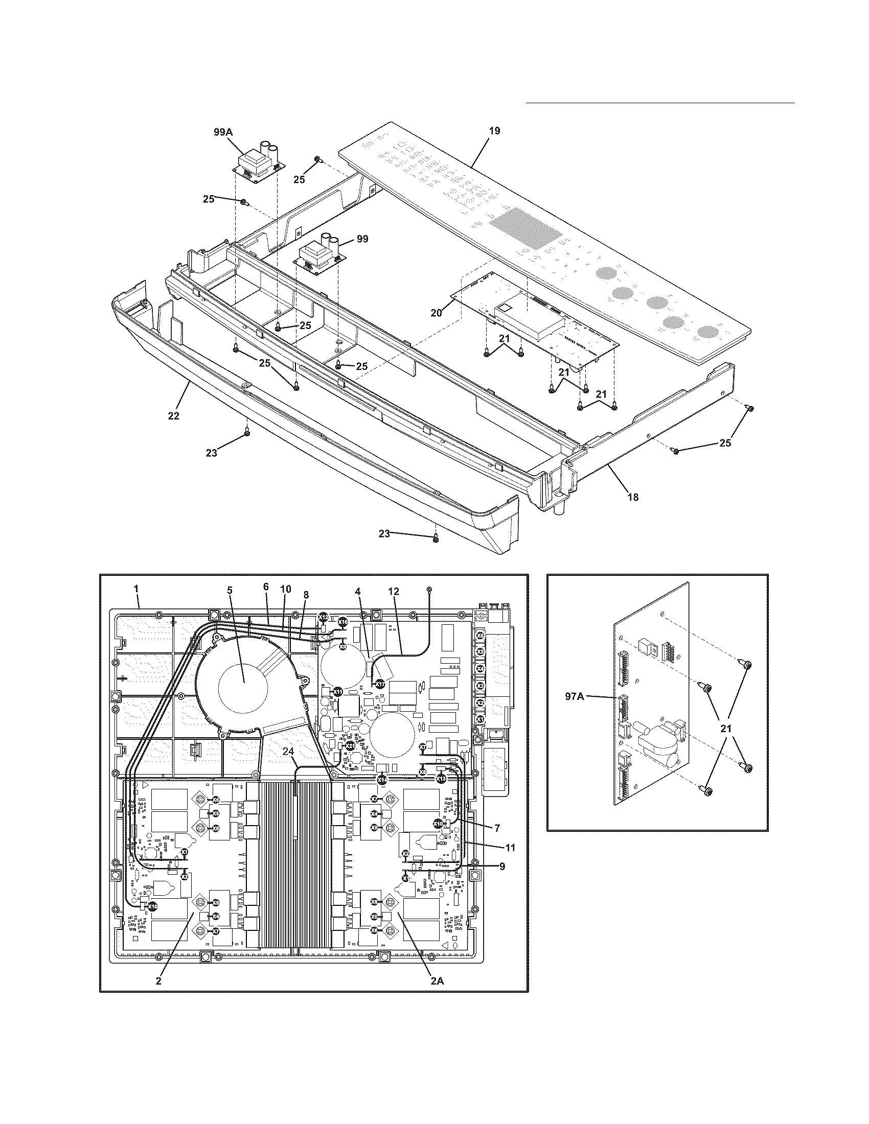 Electrolux EW30IS65JSC backguard diagram