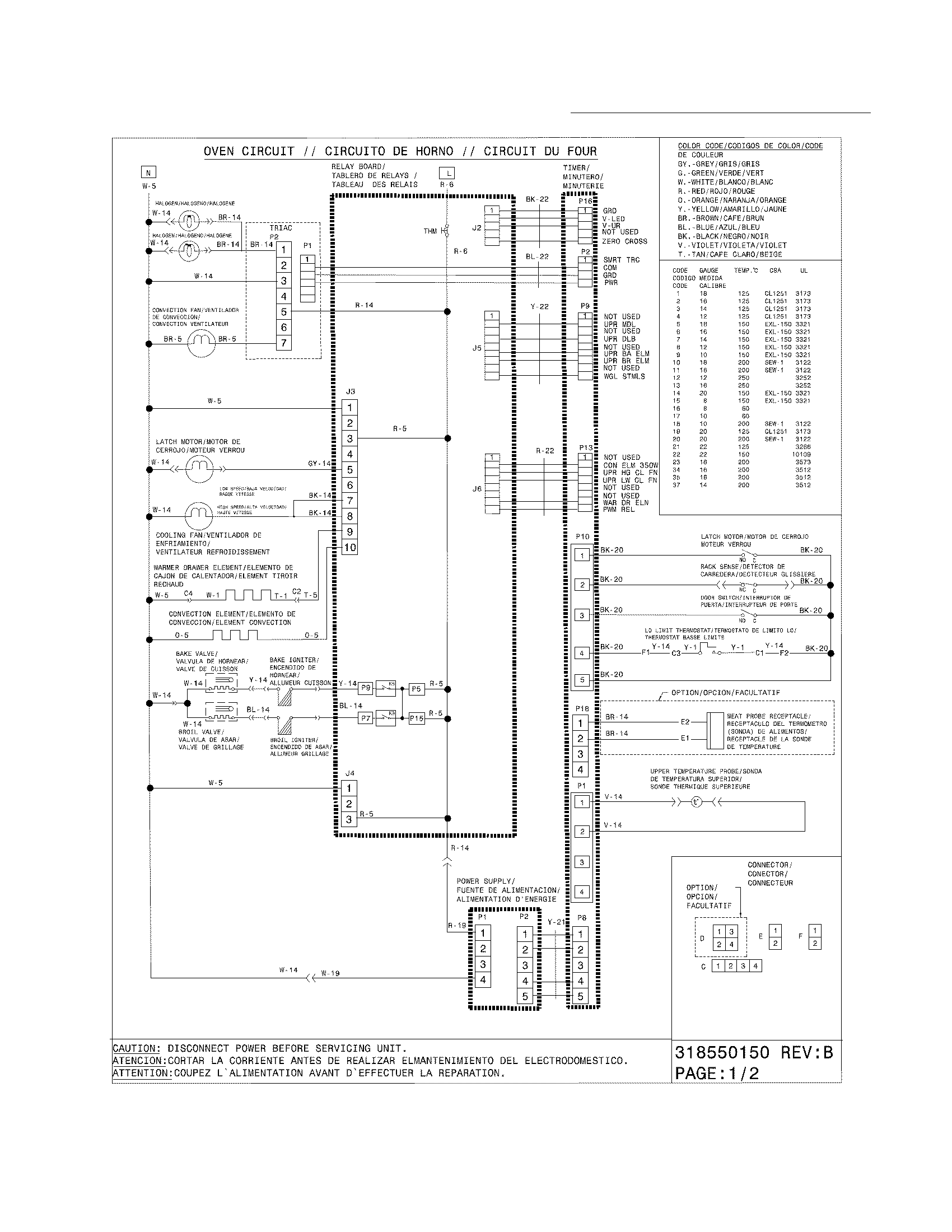 Electrolux EI30GS55LBA wiring diagram diagram