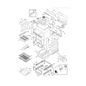 Frigidaire CFGS3035LS3 body diagram