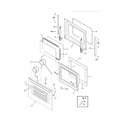 Frigidaire CFGS3035LS3 door diagram