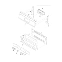 Frigidaire FGGF3054MBC backguard diagram