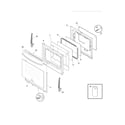 Frigidaire FGGF3054MBC door diagram