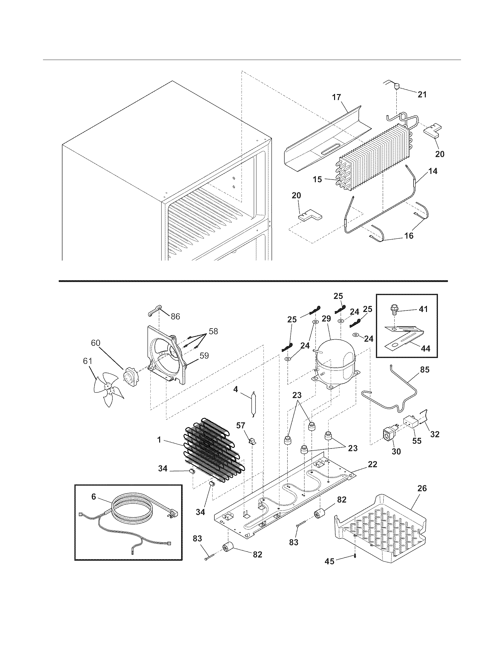 Frigidaire LGHT2137NF0 system diagram