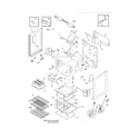 Frigidaire FGGF3041KFM body diagram