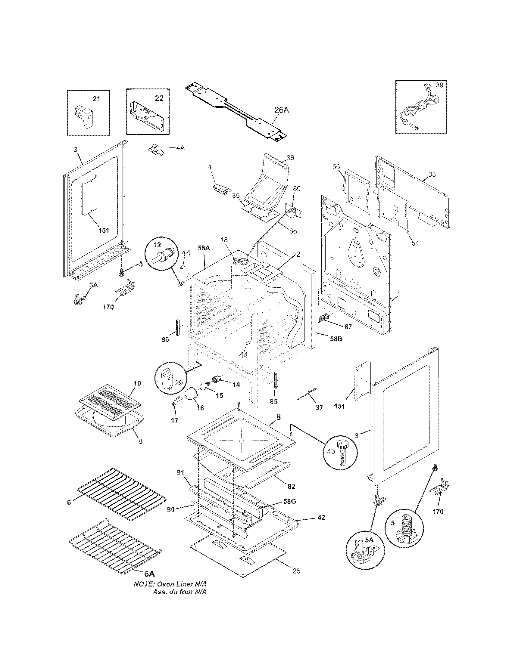 Kenmore 79072633210 body diagram