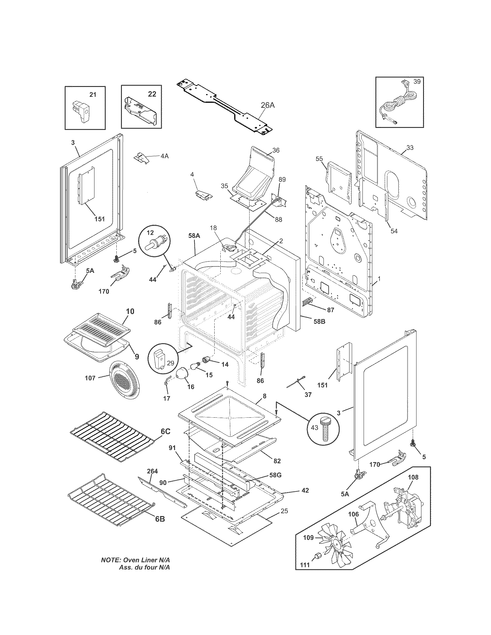 Kenmore 79072713210 body diagram