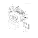 Electrolux EI23BC35KB3 freezer drawer - basket diagram
