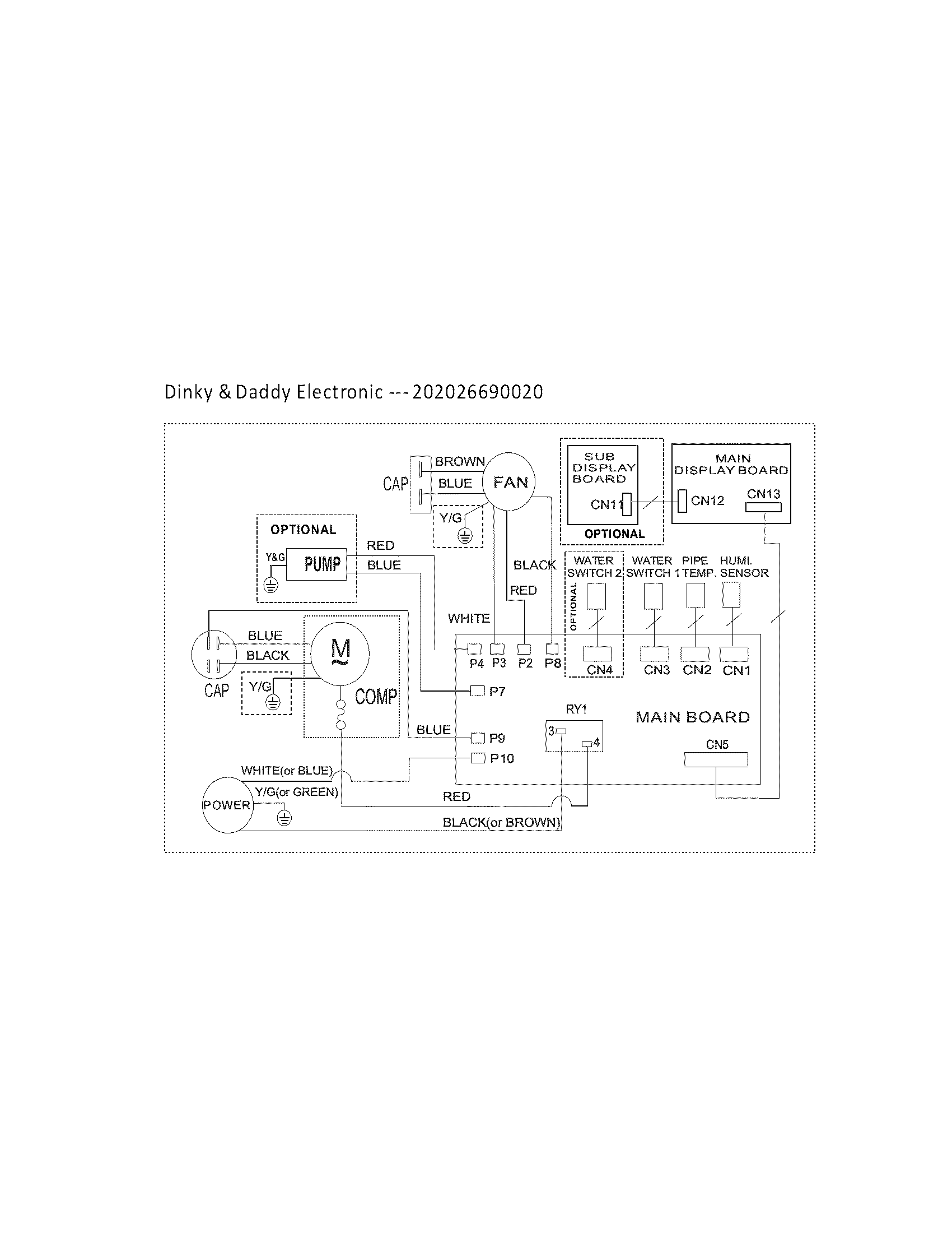 Frigidaire LAD704DUL10 wiring diagram diagram