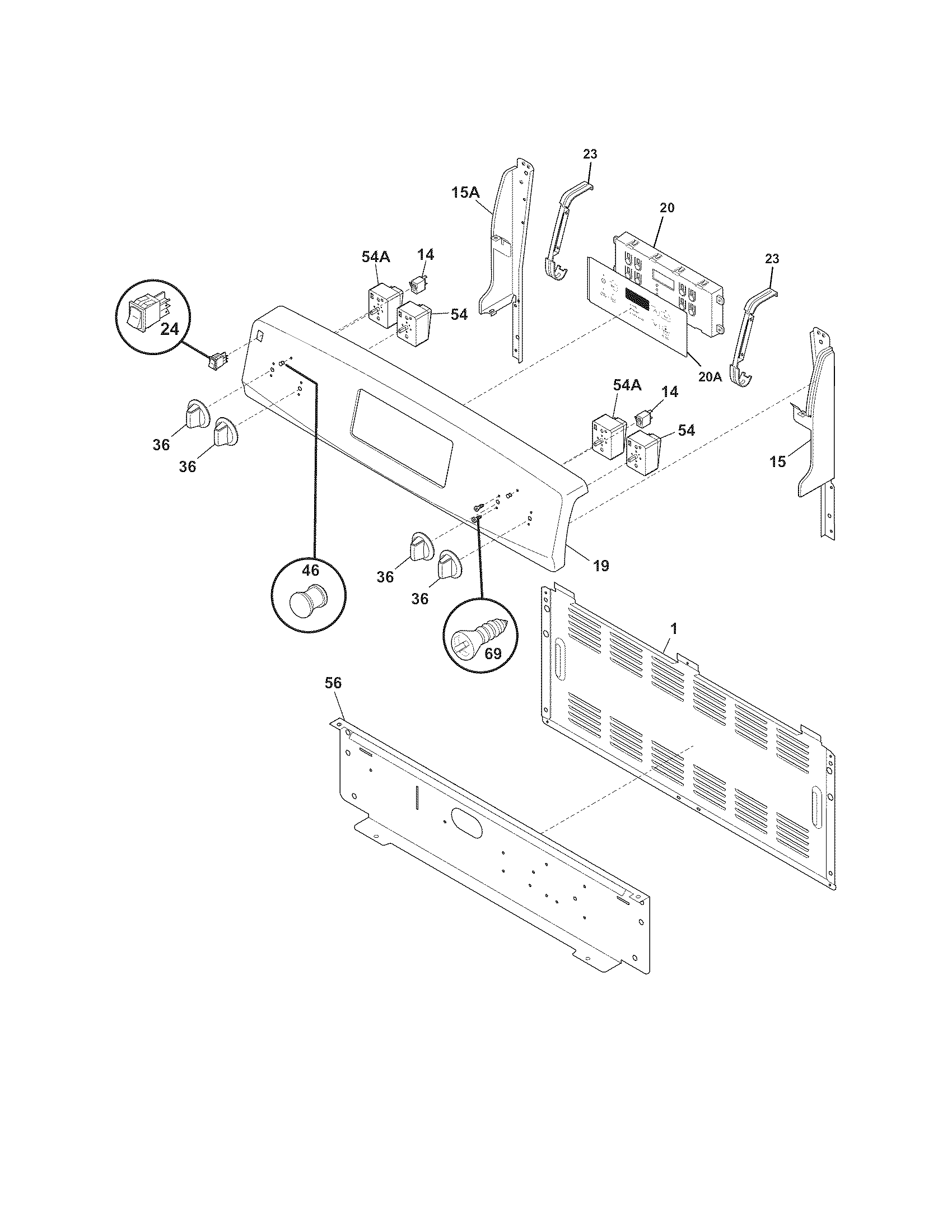 Kenmore 79090218013 backguard diagram
