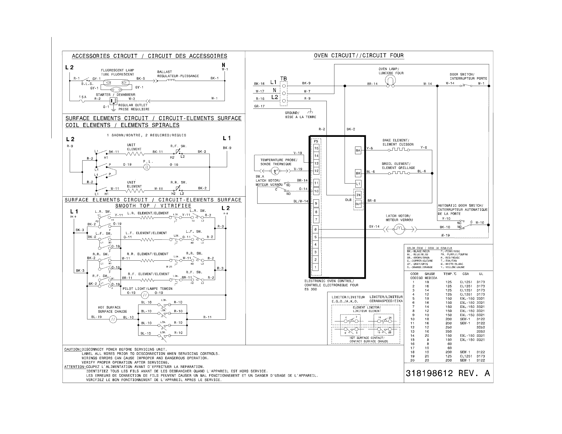 Frigidaire CFEF2425LWC wiring diagram diagram