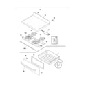 Frigidaire CFEF3048LSK top/drawer diagram