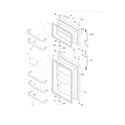 Frigidaire FFTR1814LMA doors diagram
