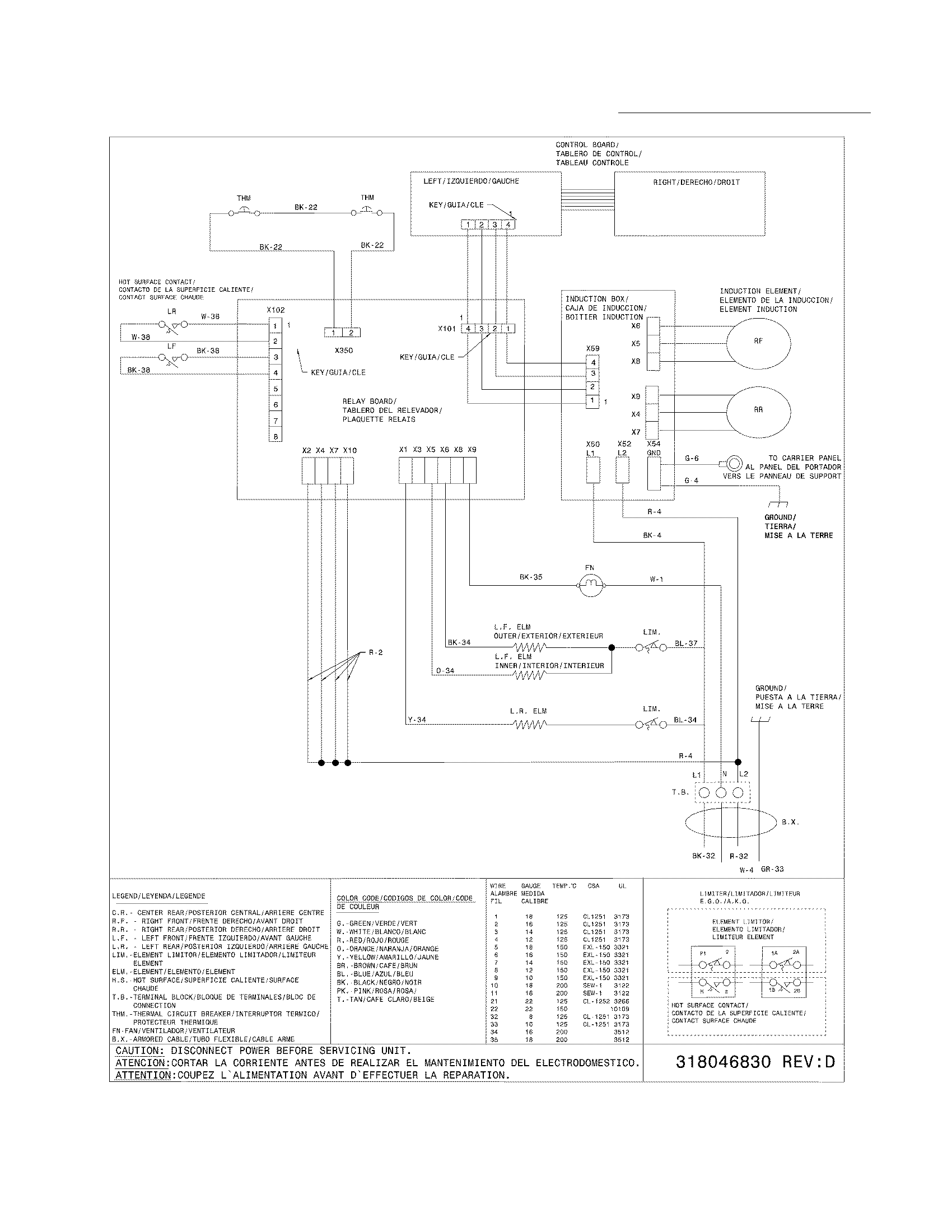 Electrolux EW30CC55GB1 wiring diagram diagram