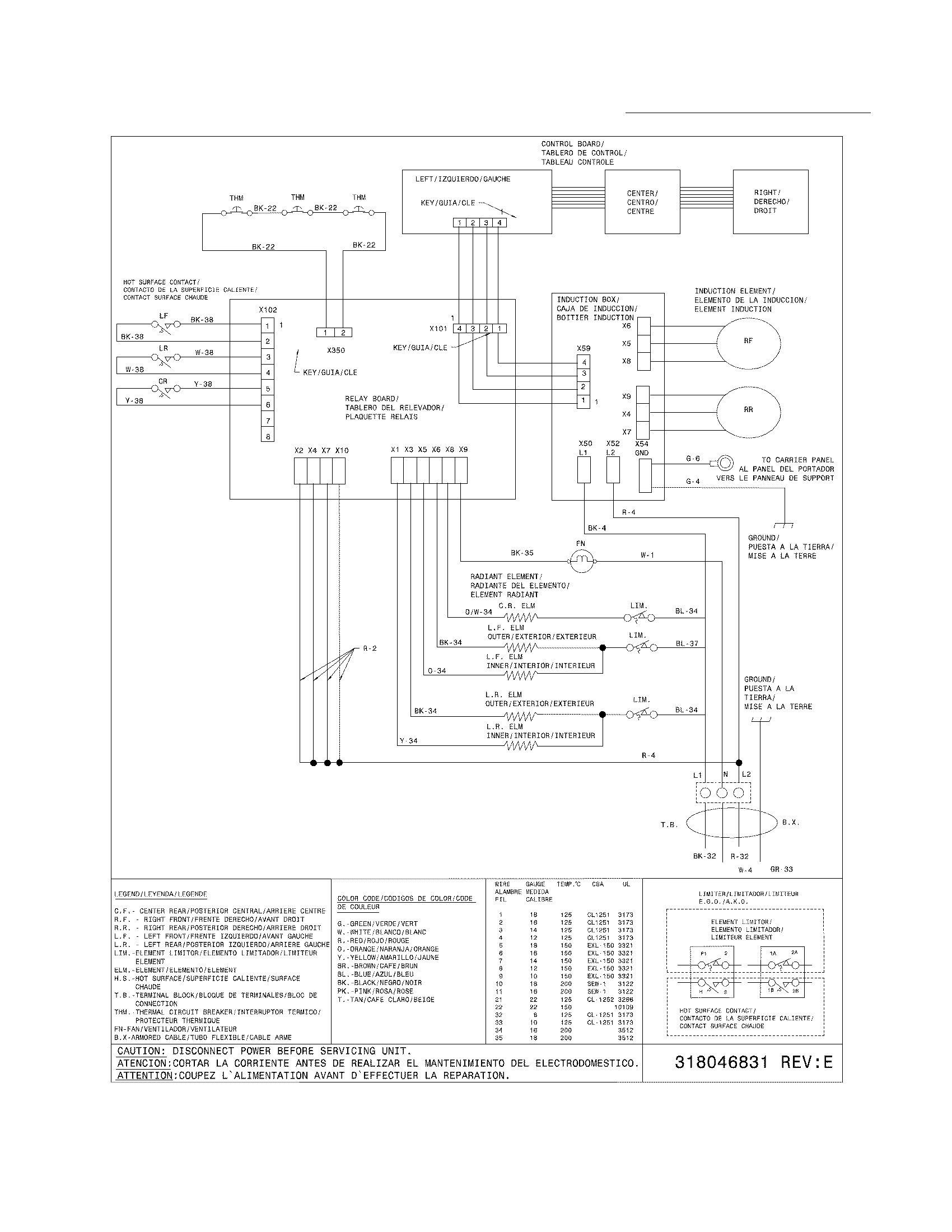 Electrolux EW36CC55GS3 wiring diagram diagram