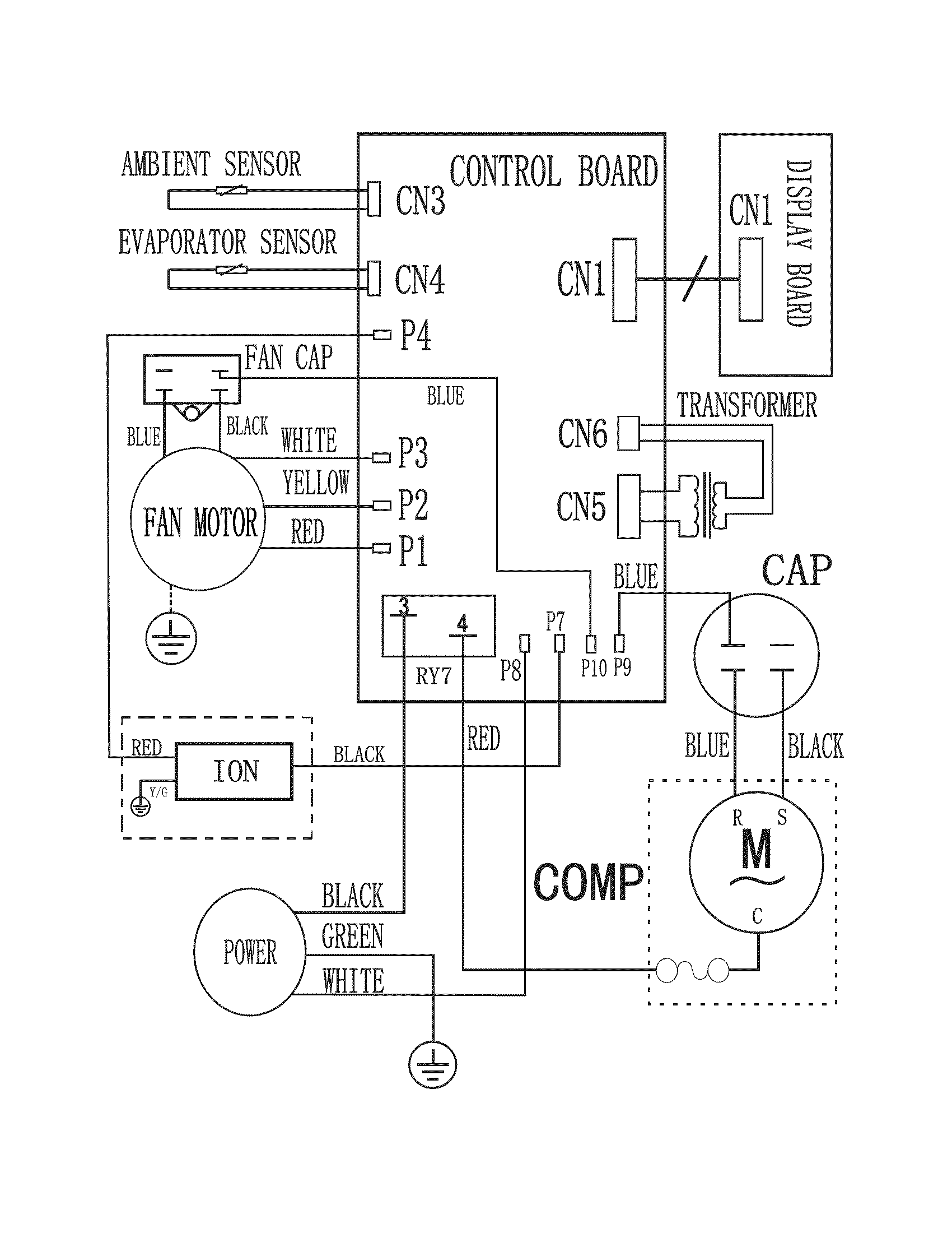Frigidaire FRA256SV217 wiring diagram diagram
