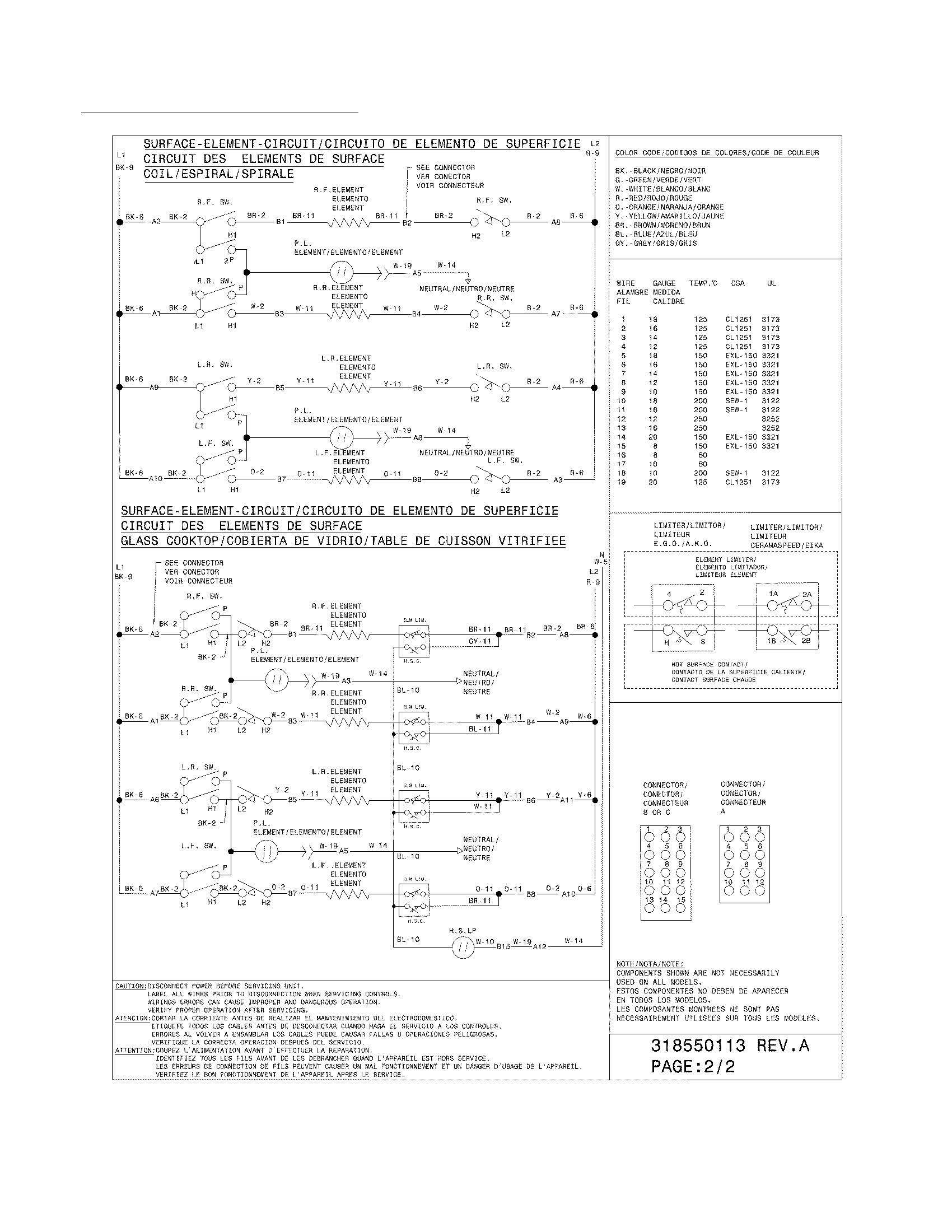 Frigidaire FFES3015LWG wiring diagram diagram
