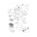 Frigidaire FGET2745KWB upper oven diagram