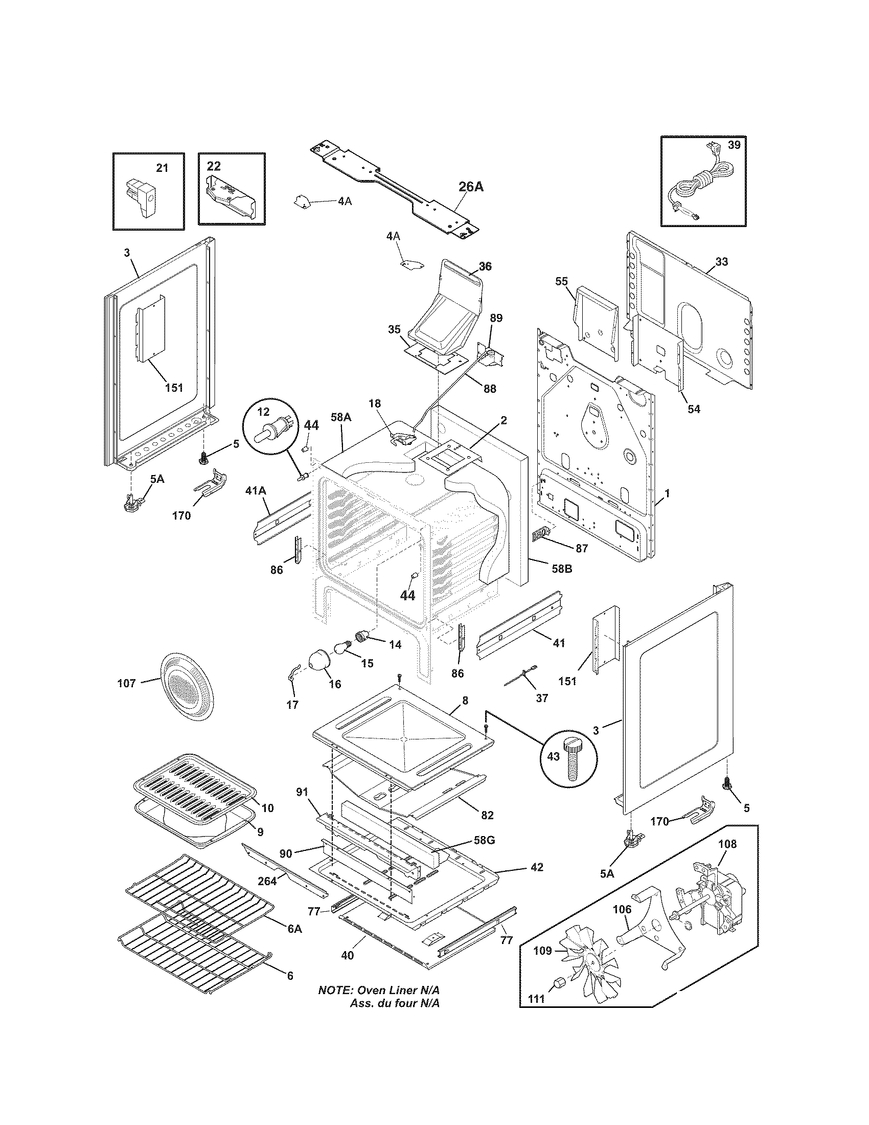 Kenmore 79072902014 body diagram