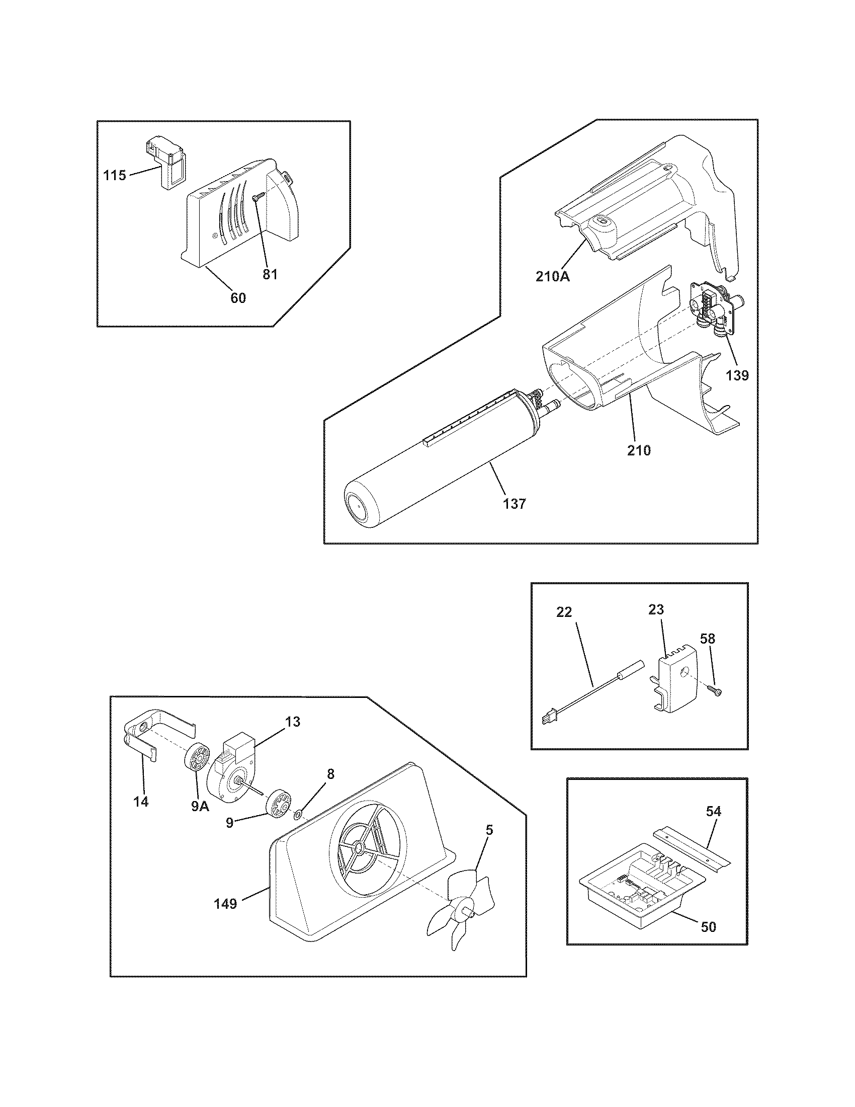Frigidaire FGHS2342LF6 controls diagram