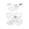 Frigidaire FGGF305MKFN top/drawer diagram