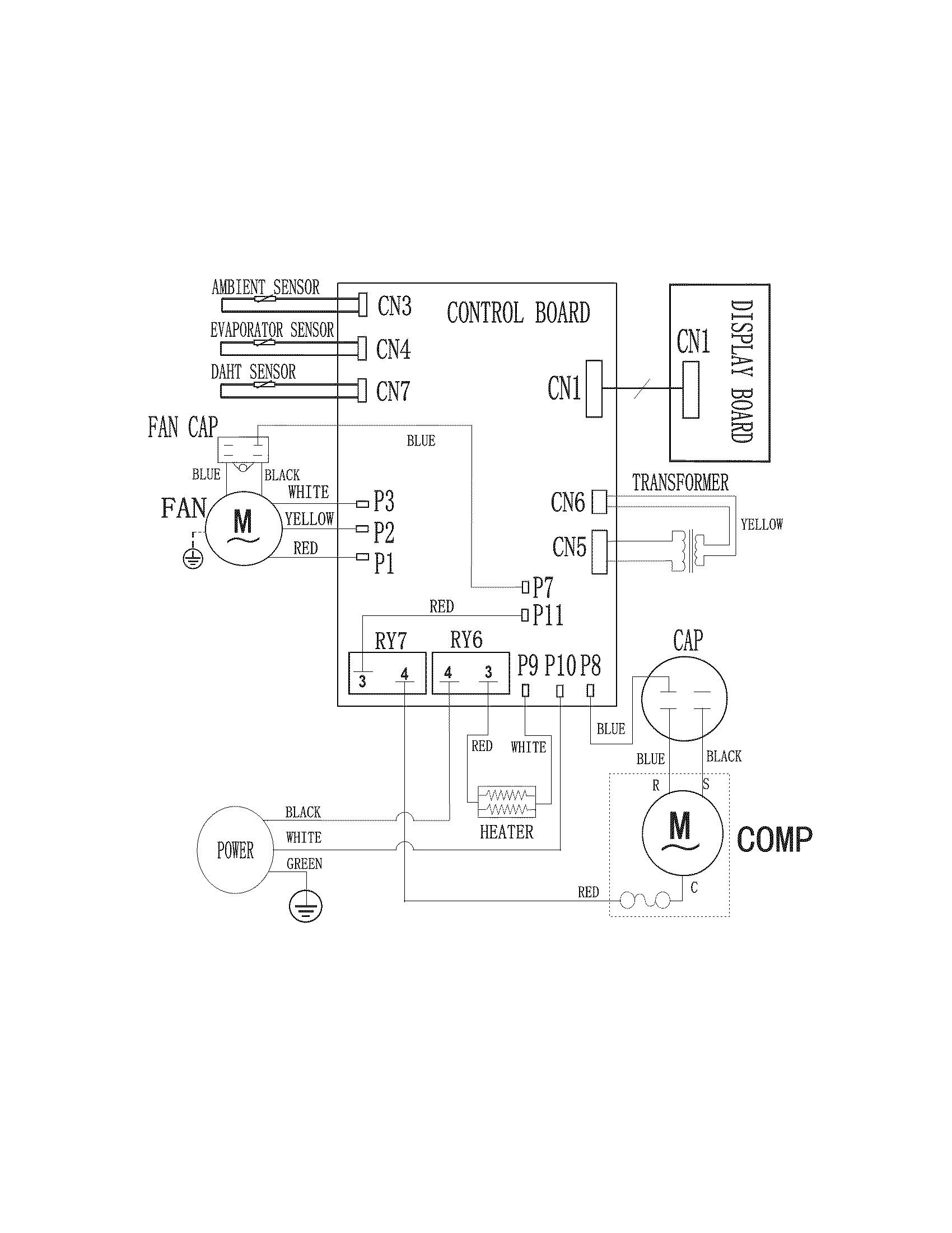 Frigidaire FRA25ESU217 wiring diagram diagram
