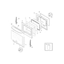 Frigidaire CGGF3054MBB door diagram