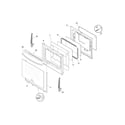 Frigidaire FGGF3032MWA door diagram