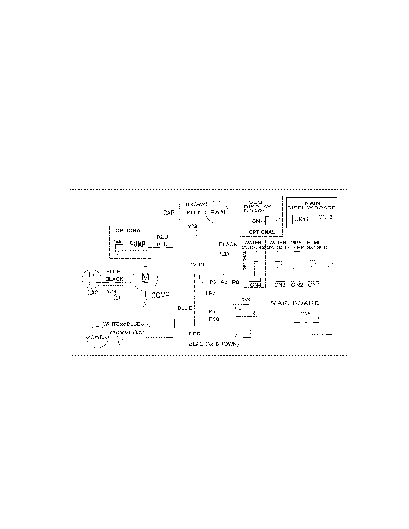 Frigidaire LAD304NUL11 wiring diagram diagram