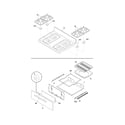 Frigidaire FFGF3013ZWA top/drawer diagram