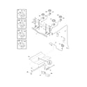 Frigidaire FLF337EWJ burner diagram