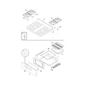 Frigidaire FLF337EWK top/drawer diagram