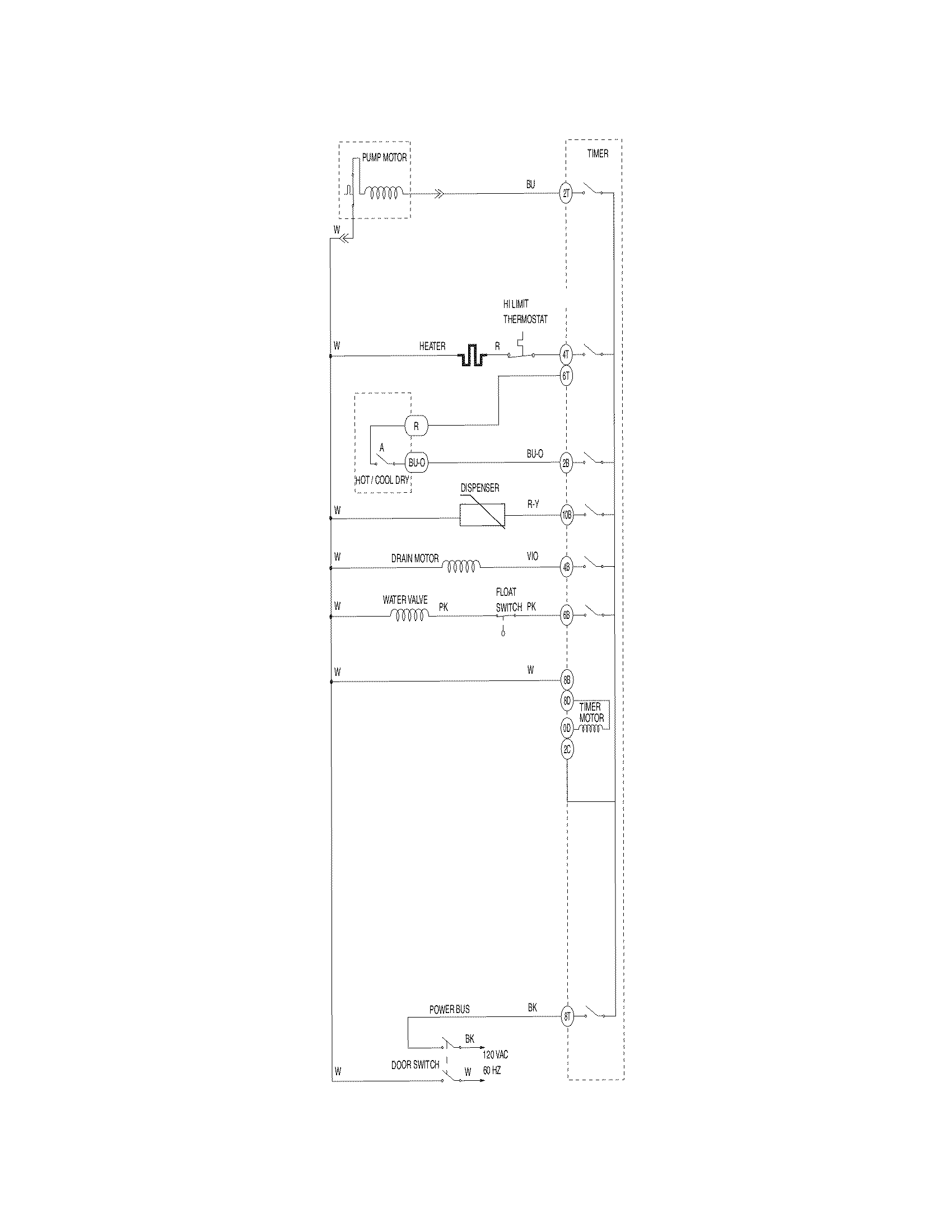 Kenmore 58714019408A wiring diagram diagram
