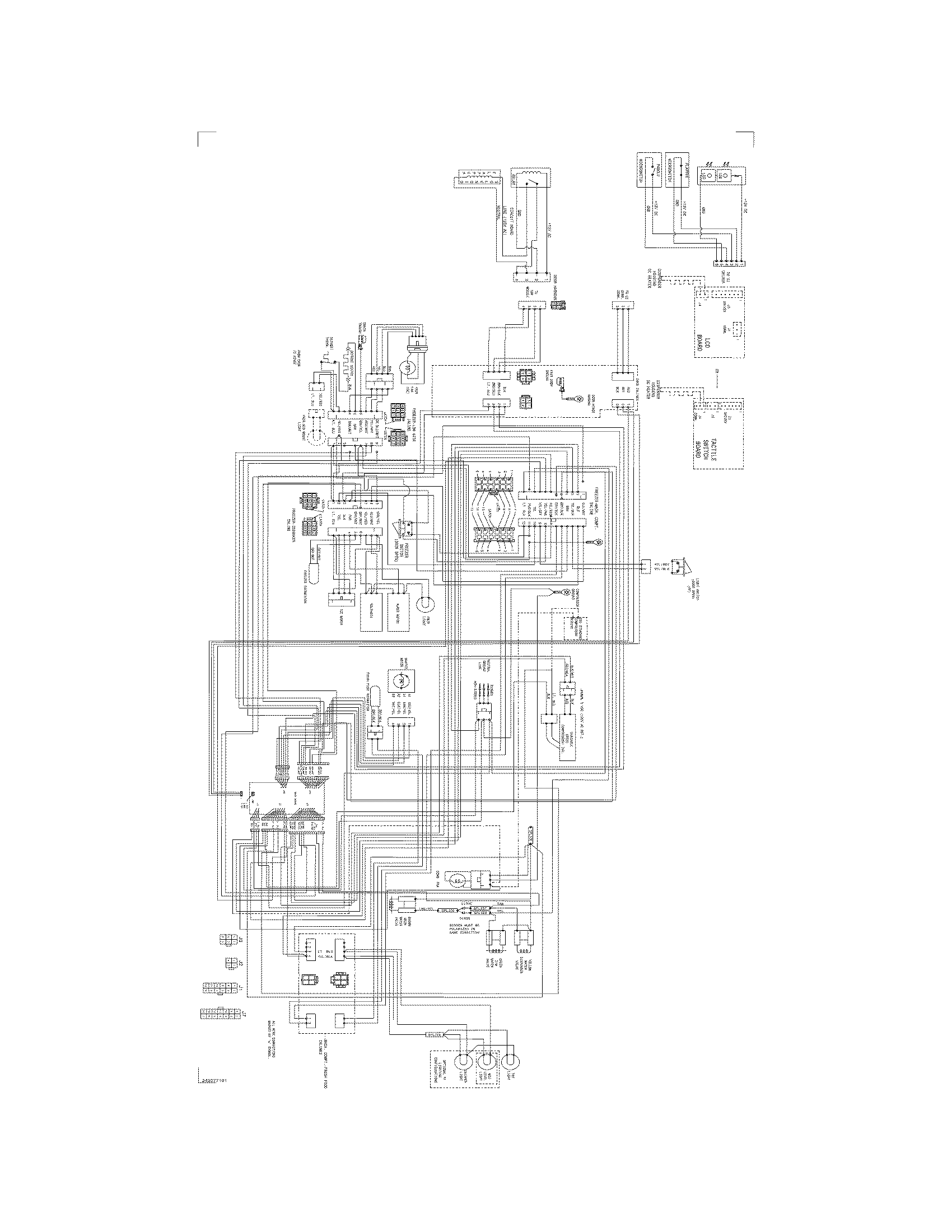 Frigidaire DGUS2645LF3 wiring schematic diagram