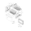 Frigidaire FPHN2899LF7 freezer drawer, baskets diagram