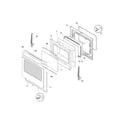 Frigidaire LFGF3019NSA door diagram