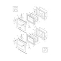 Electrolux EI30EW45JS4 doors diagram
