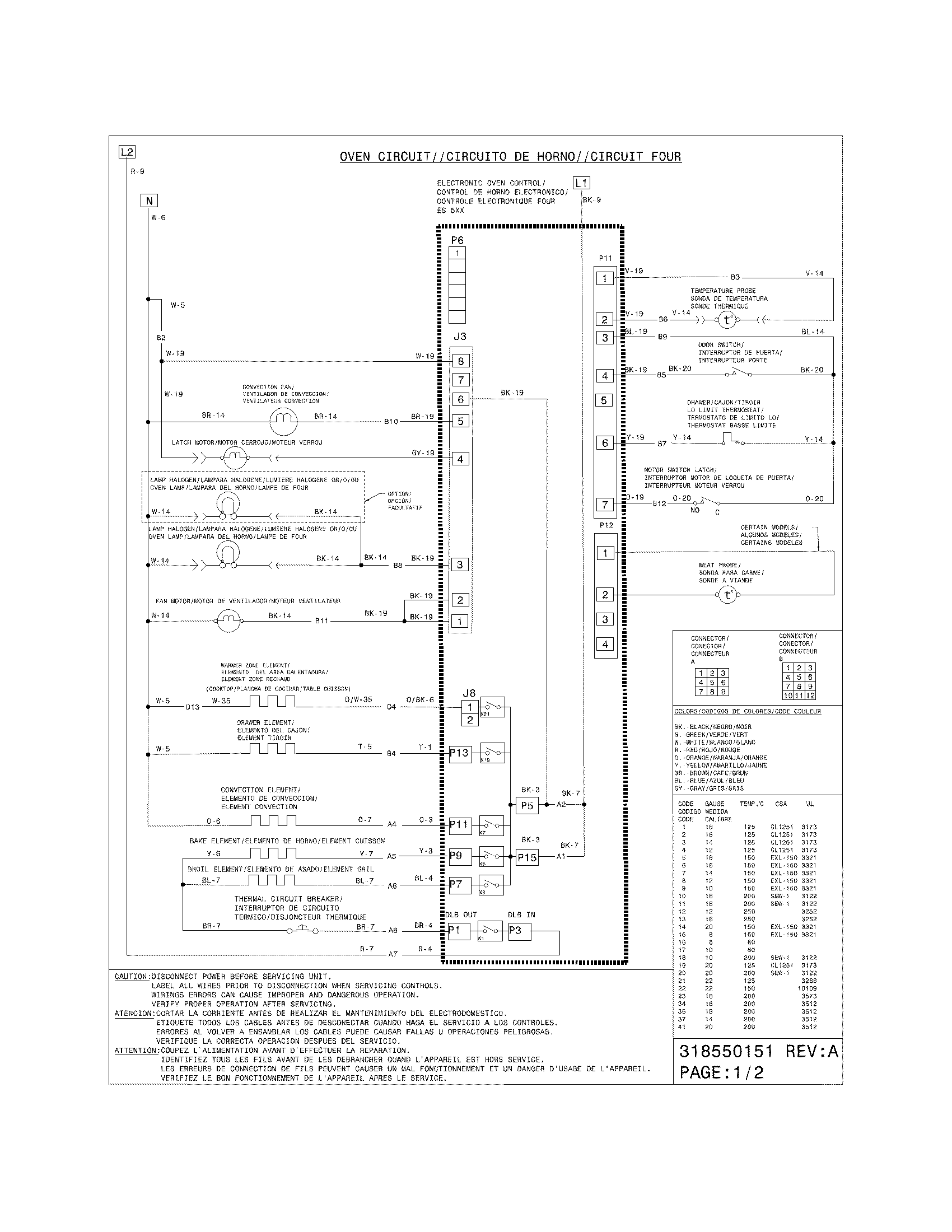 Frigidaire FGES3065KFG wiring diagram diagram