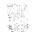 Frigidaire LGGF3044LFG body diagram