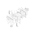 Frigidaire LGGF3044LFG door diagram
