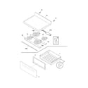 Frigidaire LFEF3017LBC top/drawer diagram