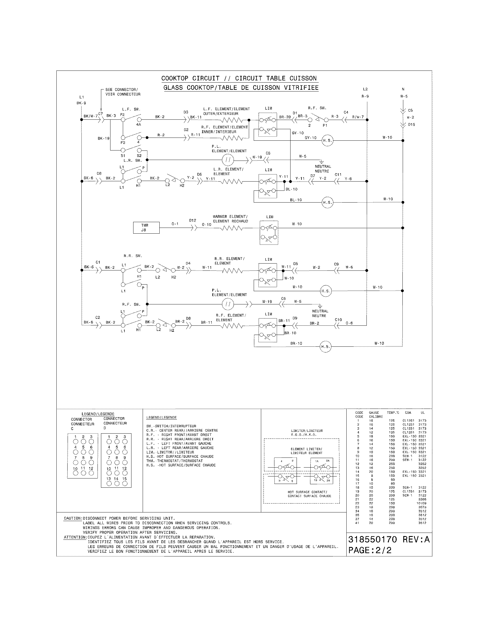 Frigidaire FGES3045KFF wiring diagram diagram
