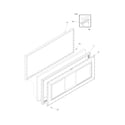 Frigidaire FFC0923DW14 door diagram