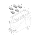 Frigidaire FFC0923DW14 cabinet diagram