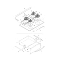 Kenmore 79046763907 top/drawer diagram