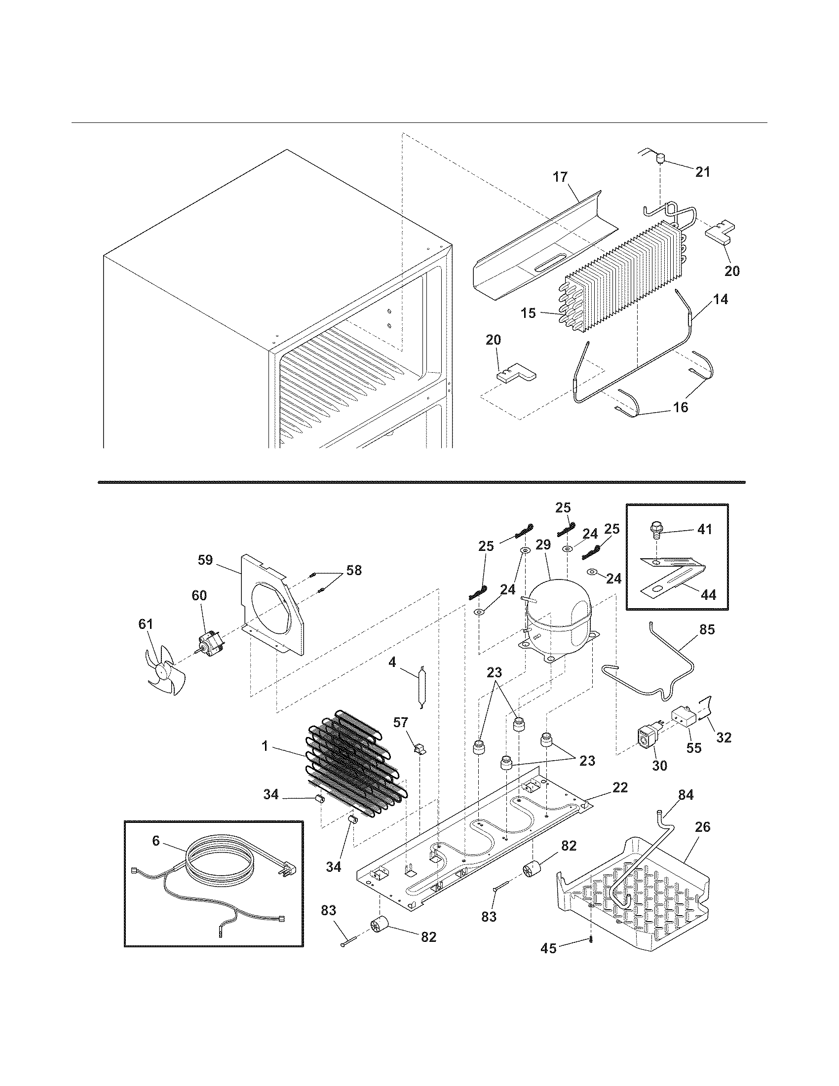 Kenmore 2536174401C system diagram
