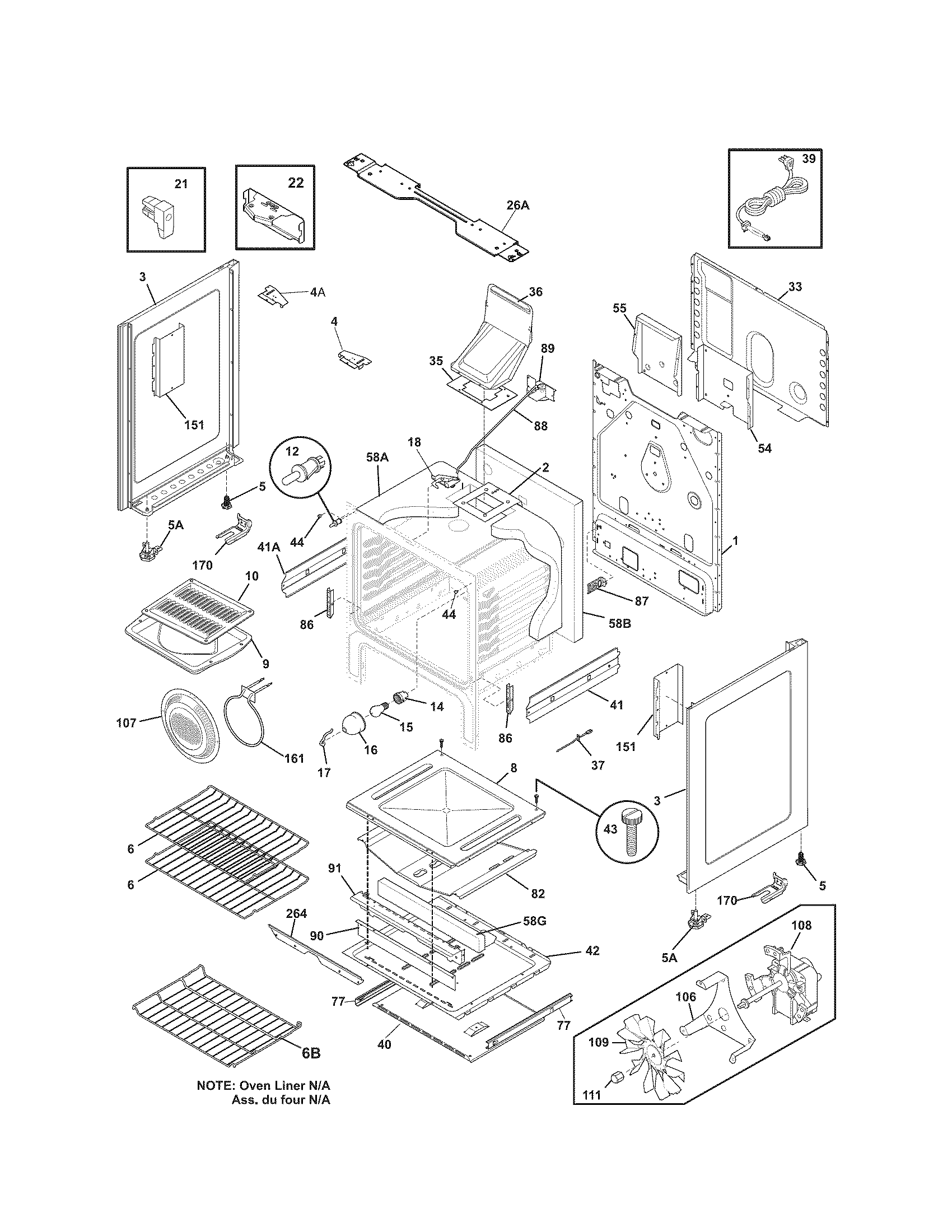 Kenmore 79072312015 body diagram