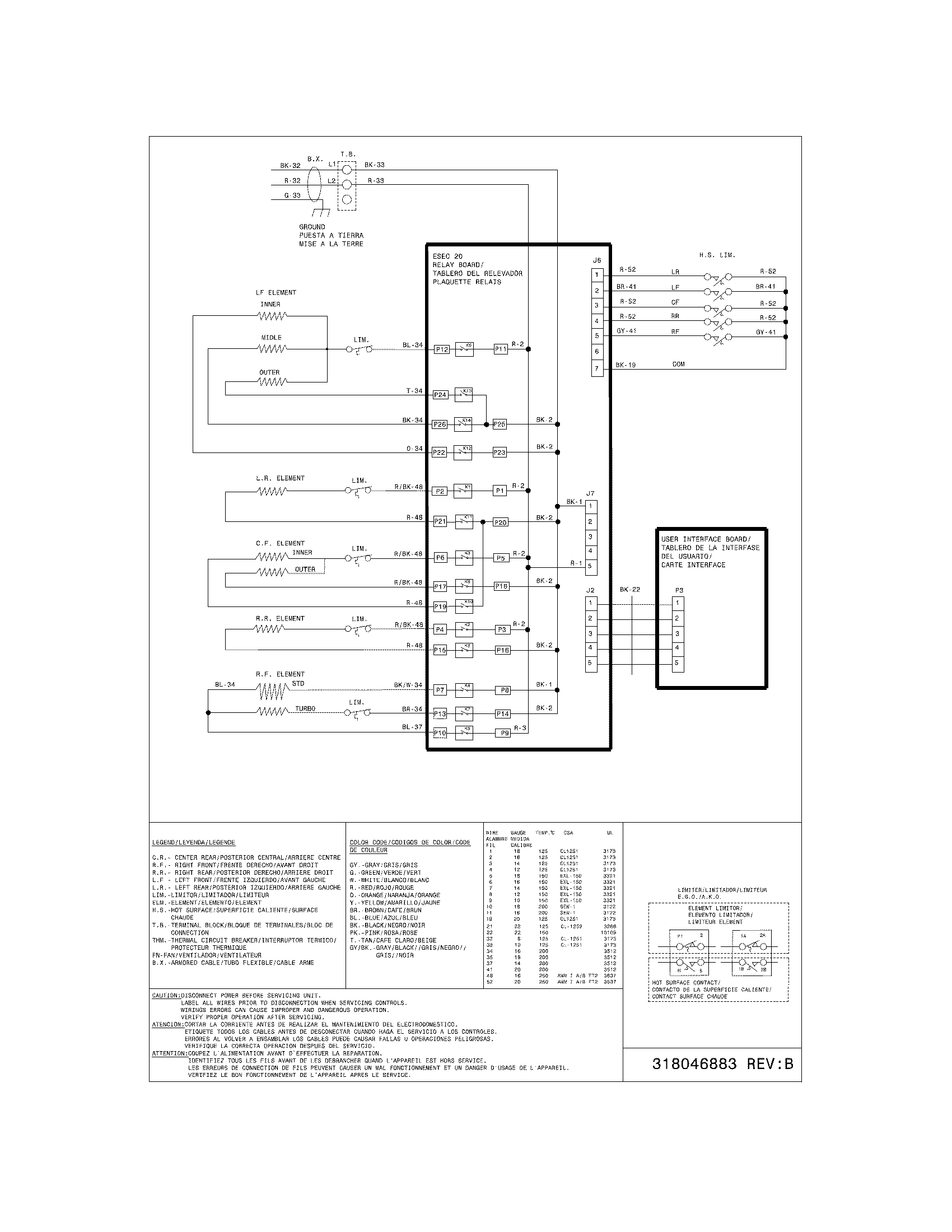 Electrolux EI36EC45KB1 wiring diagram diagram