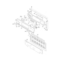 Frigidaire FGEF301DNWA backguard diagram