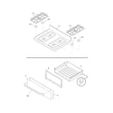 Frigidaire FFGF3051LSH top/drawer diagram